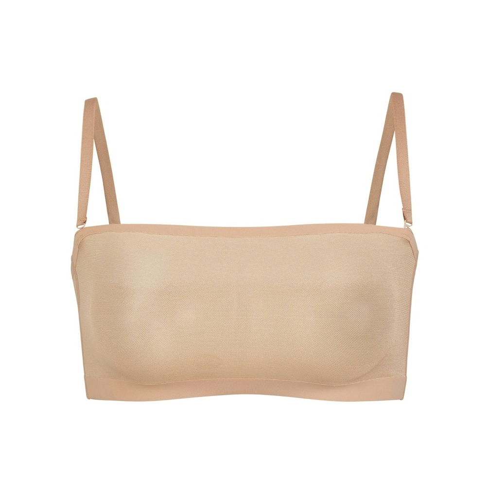 Like New Skims Sheer Sculpt Bandeau - Clay - Large